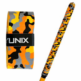 Лента для рукояти удилища - камуфляж оранжевый - (110 х 2,5см)