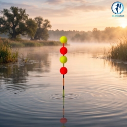 Насадки на поплавки, флуоресцентные, 2 цвета (8,3мм, 10шт)