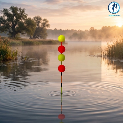 Насадки на поплавки, флуоресцентные, 2 цвета (8,3мм, 10шт)