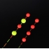 Насадки на поплавки, флуоресцентные, 2 цвета (8,3мм, 10шт)