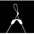 Поводки с двумя крючками (с бородкой) и силиконовым разветвителем "Blue Hook" для оснастки Херабуна - крючки (#4) - леска (#1.5) - 0.2мм (8шт)