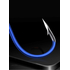 Поводки с двумя крючками (с бородкой) и силиконовым разветвителем "Blue Hook" для оснастки Херабуна - крючки (#7) - леска (#2.5) - 0.26мм (8шт)