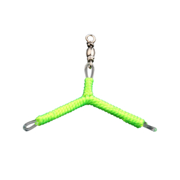 Разветвитель для поводков с вертлюгом (размах 4см) (2шт) Разветвитель для поводков с вертлюгом (размах 4см) (2шт)