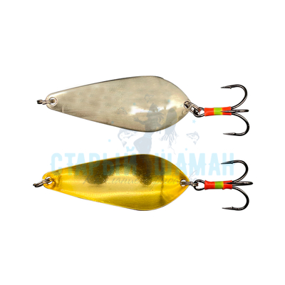 Блесна колеблющаяся "АТОМ-М01-3" двухцветная (5.5см, 10г) (1шт.)