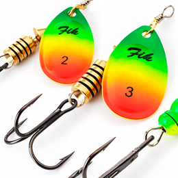 Вращающаяся блесна "FT-1" Размер 3 (6,1г) Вращающаяся блесна "FT-1" Размер 3 (6,1г)