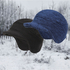 Рыболовная вязаная шапка Флисовая шапка "Lambushka mod33" (синий джинс) (р.56-59)