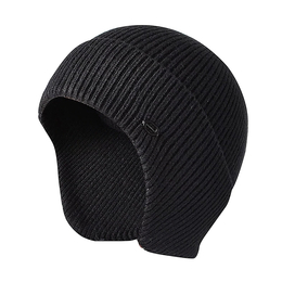 Вязаная шапка "Leekaduo" (черная)