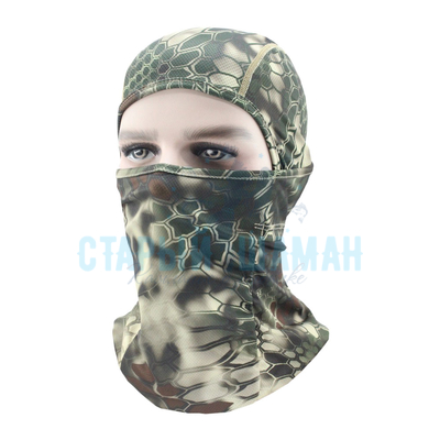 Тактическая маска-балаклава "Джунгли" (зеленая)