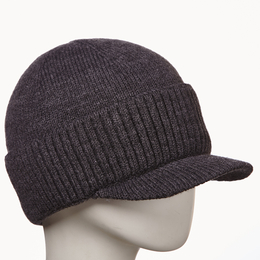 Вязаная шапка "Linginden mod22" (темно-серый)