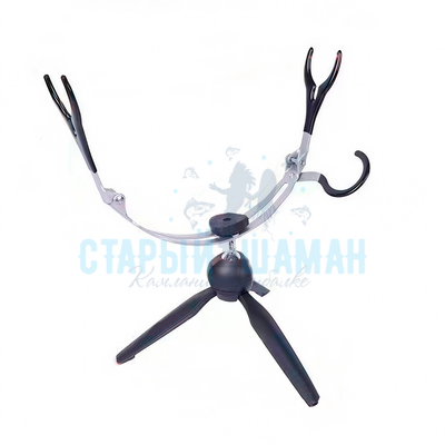Подставка для зимней удочки "ICEBEL LIGHT" с фиксатором (Black) Подставка для зимней удочки "ICEBEL LIGHT" с фиксатором (Black)