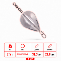 Попла-поппер #16 (31.3мм, 7.5г) 1шт.