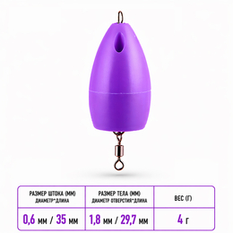 Попла-поппер #2 (29,7мм, 4г) 1шт.