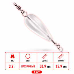 Попла-поппер #14 (34.9мм, 3.2г) 1шт.