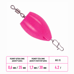 Попла-поппер #18 (30мм, 4,2г) 1шт.