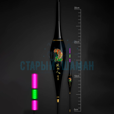 Поплавок для Херабуна "Tiger QF-05" - 18,5см - 2,5г (светящийся) (1шт)