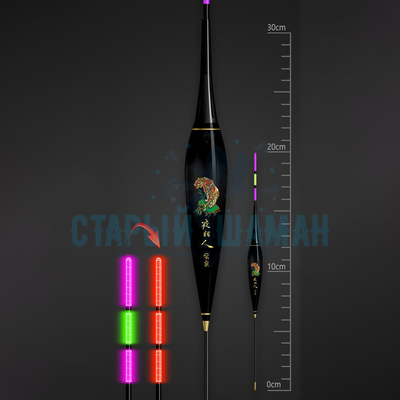 Поплавок для Херабуна "Tiger QF-06" - 20см - 3,0г (умный, светящийся) (1шт)