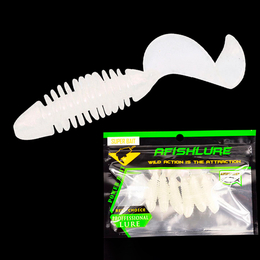 Твистер "AFL-SWr" - перламутровый - 60мм - 3г - (6шт)