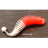 Слаг "Fishclone Ribbed slug" 68мм ИКРА (бело-красный) (6шт в упак.)