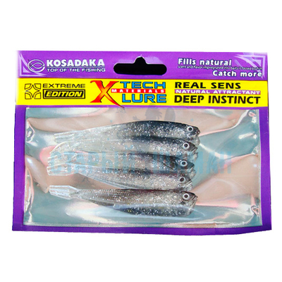 Силиконовые рыбки Kosadaka X-Tech Lure (5шт)