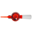 Зимняя удочка с короткой пенопластовой ручкой, со складной подставкой (красная)